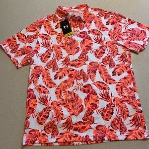 UNDER ARMOUR Golf Playoff Polo 2.0 UPF 40 Men’s Large Loose Fit NWT